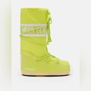 Moon Boots Icon Green Nylon Boots